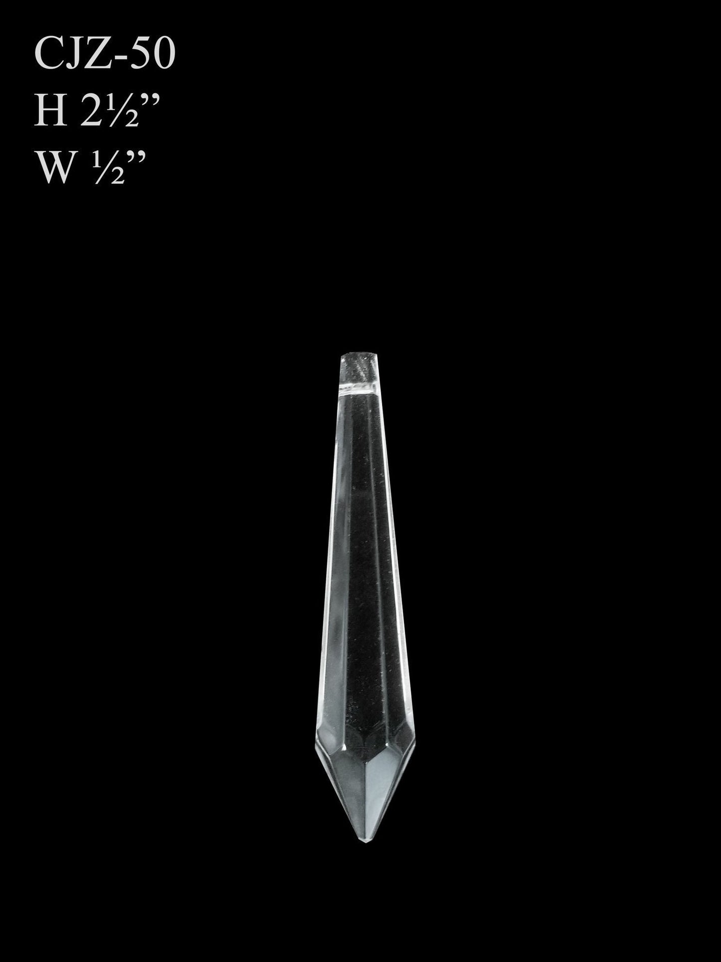 CJZ-50 - Teardrop Glass Pendant Suncatcher