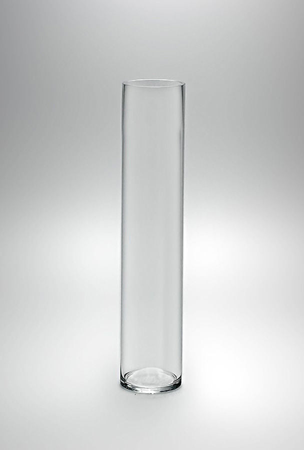CY0420 - Cylinder Vase 4" Opening 20" Tall