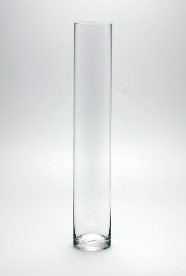 CY0424 - Cylinder Vase 4" Opening 24" Tall
