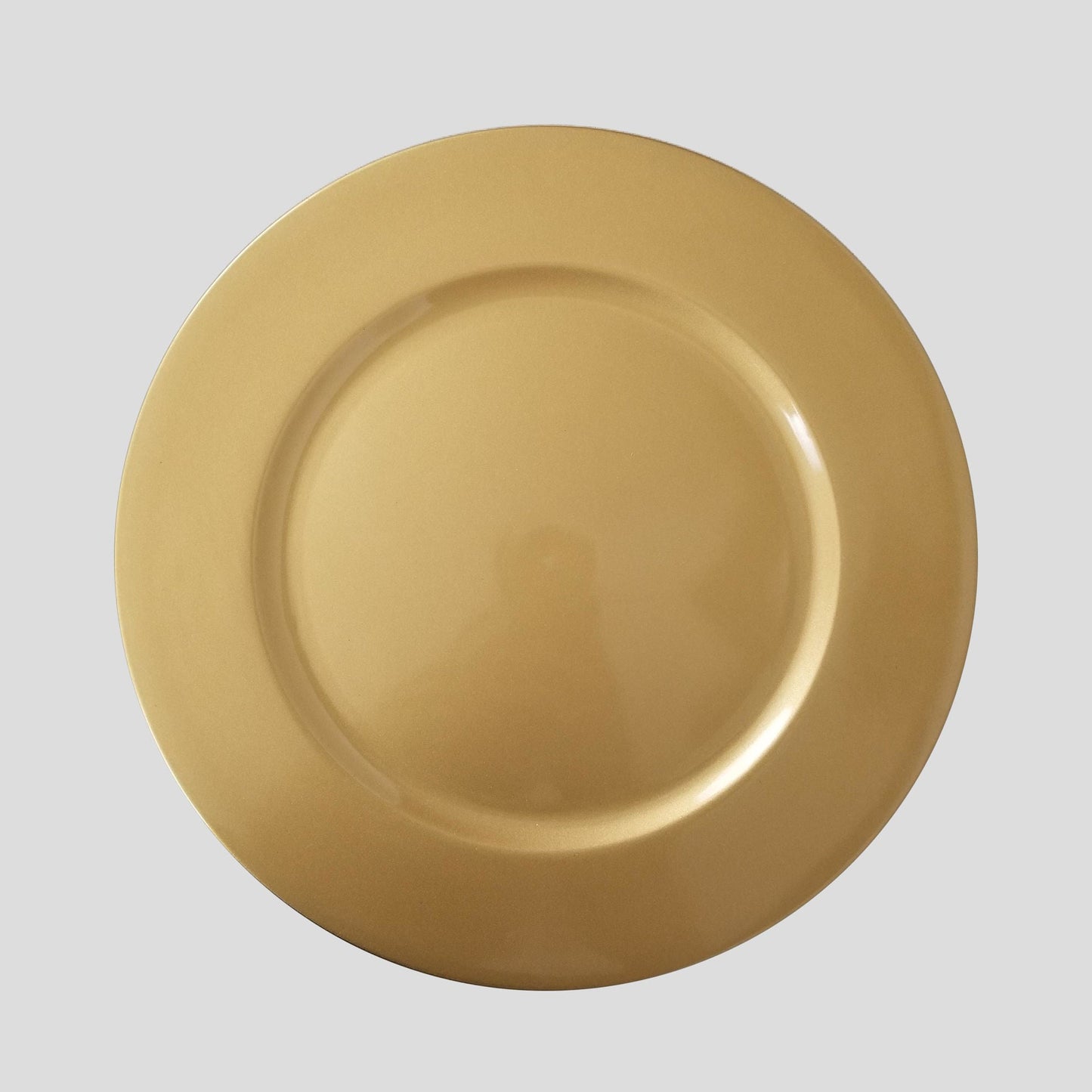 18166L GD - 13" Gold Round Acrylic Charger Plates