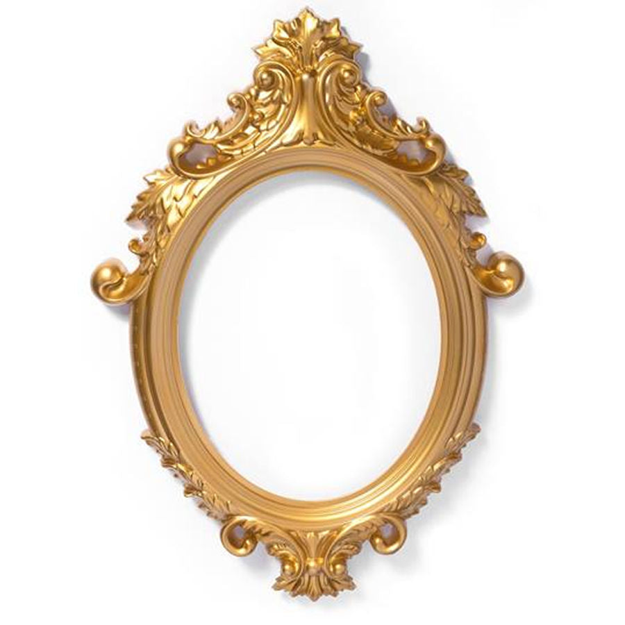 PF1511 - Gold Plastic Frame Photo Prop Set