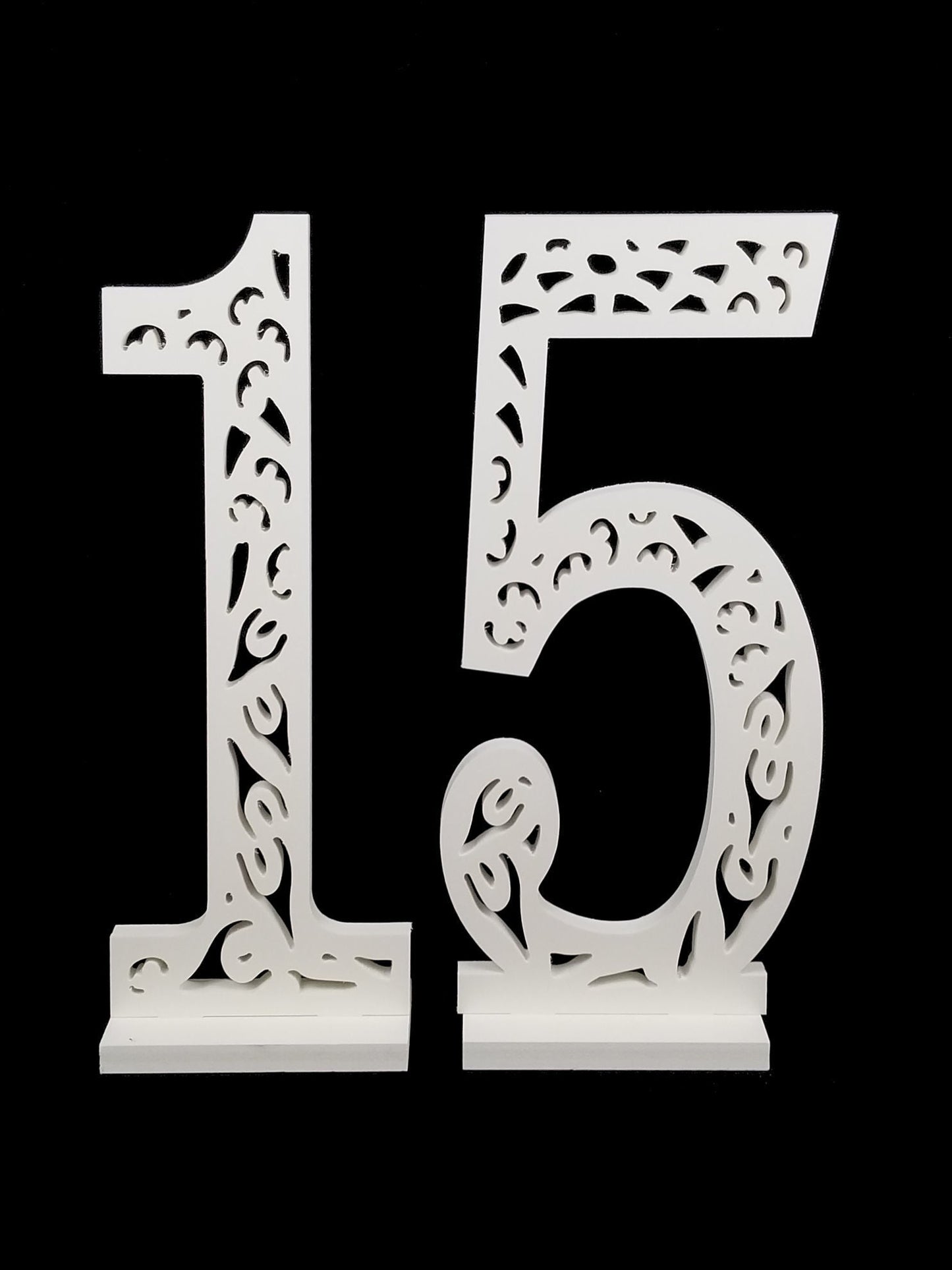 15 White Qunceanera PVC Foam-Board Sign