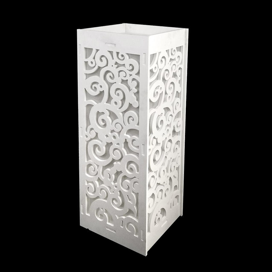 FX-50 23.5" White Laser Cut PCV Foam Pedestal Accent Piece