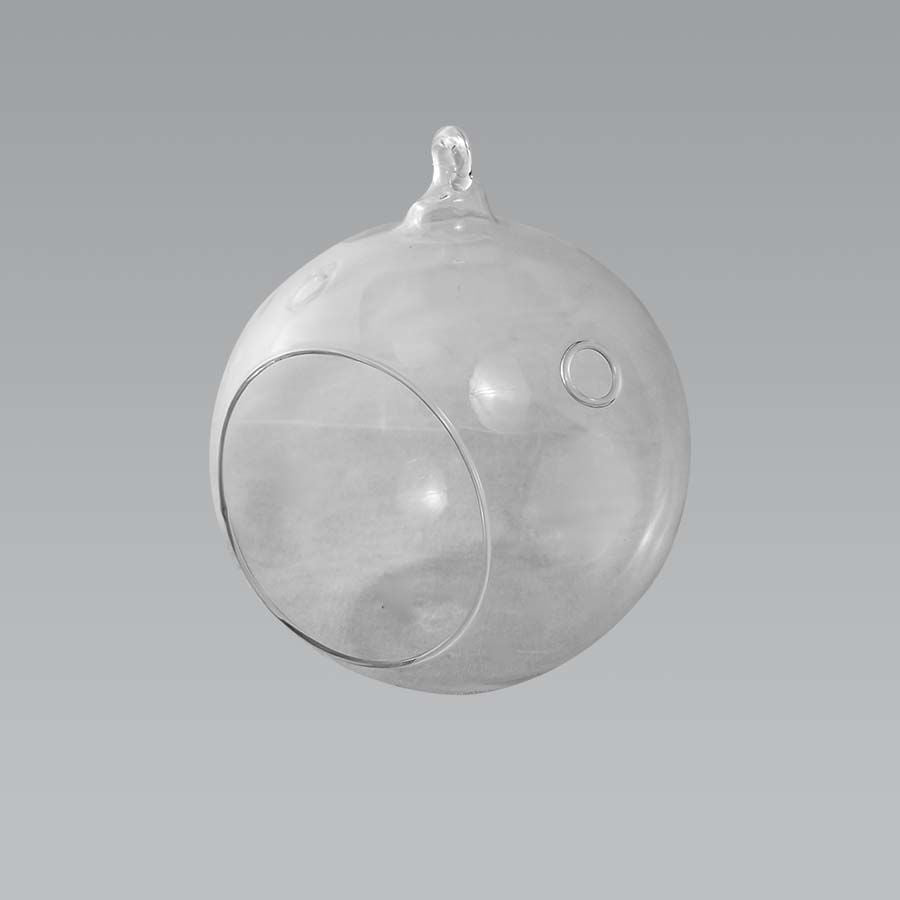 CH062 - 4" Glass Terrarium Globe Hanging Plant Holders