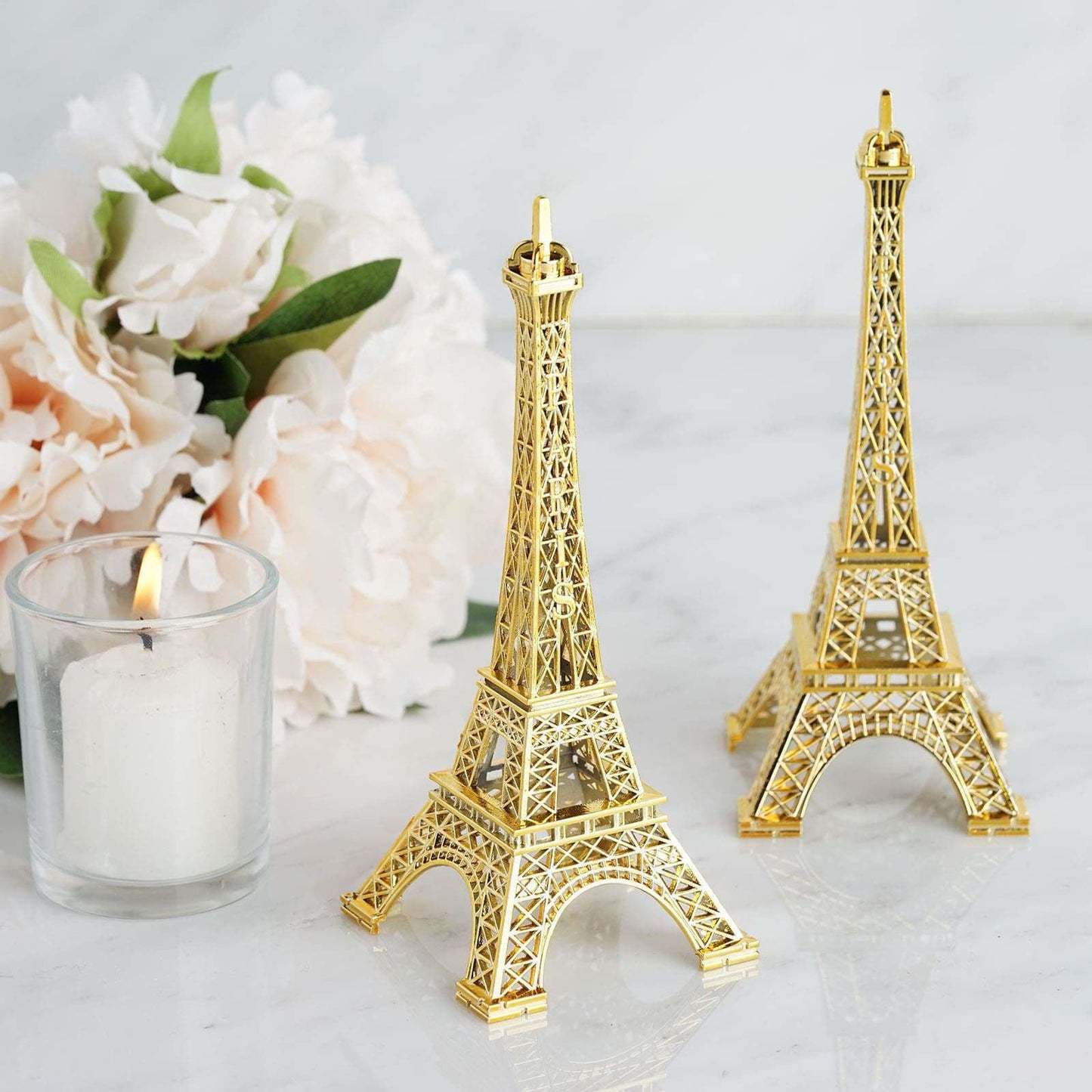 25" Eiffel Tower Centerpiece | Eiffel Tower Cake Topper | Decorative figurine