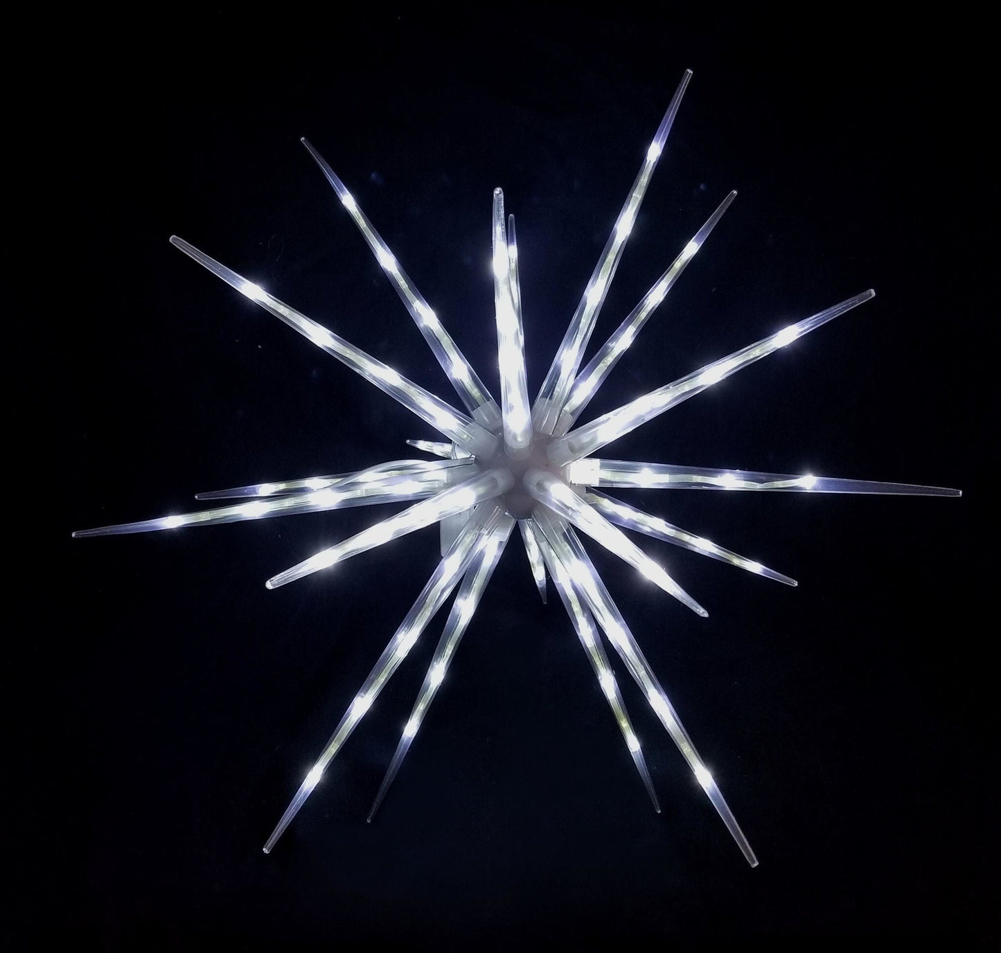 LEDST01 WT - 24" LED Star White Color Decor