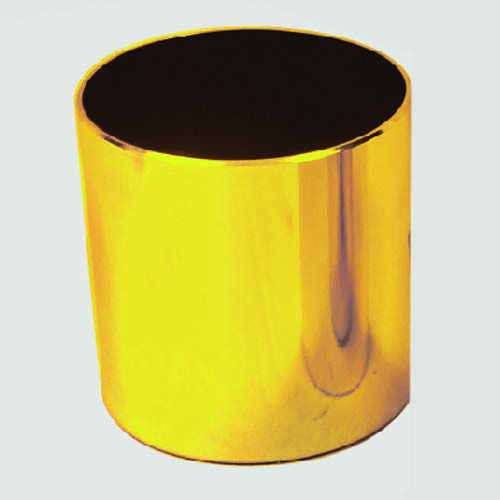 ACY5 GD - 5" Gold Square Acrylic Decorative Vase