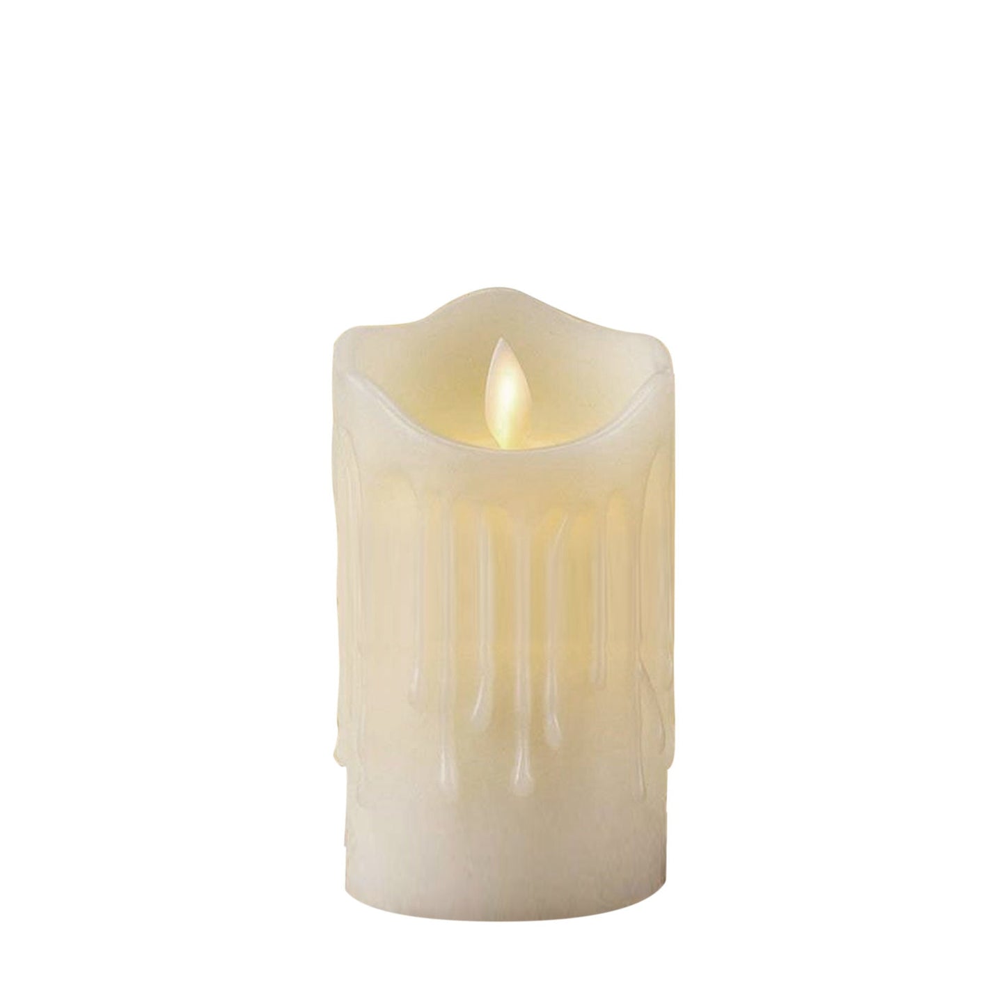 LED 5C - LED Battery Flickering Wick Candle with Real Wax Coating
