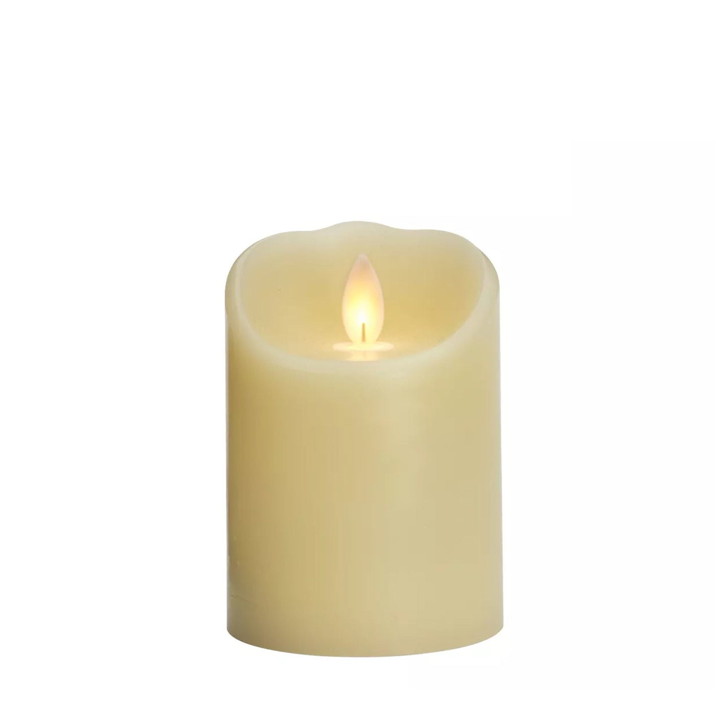 LED 4B -4"LED Battery Plastic Flickering Wick Candle