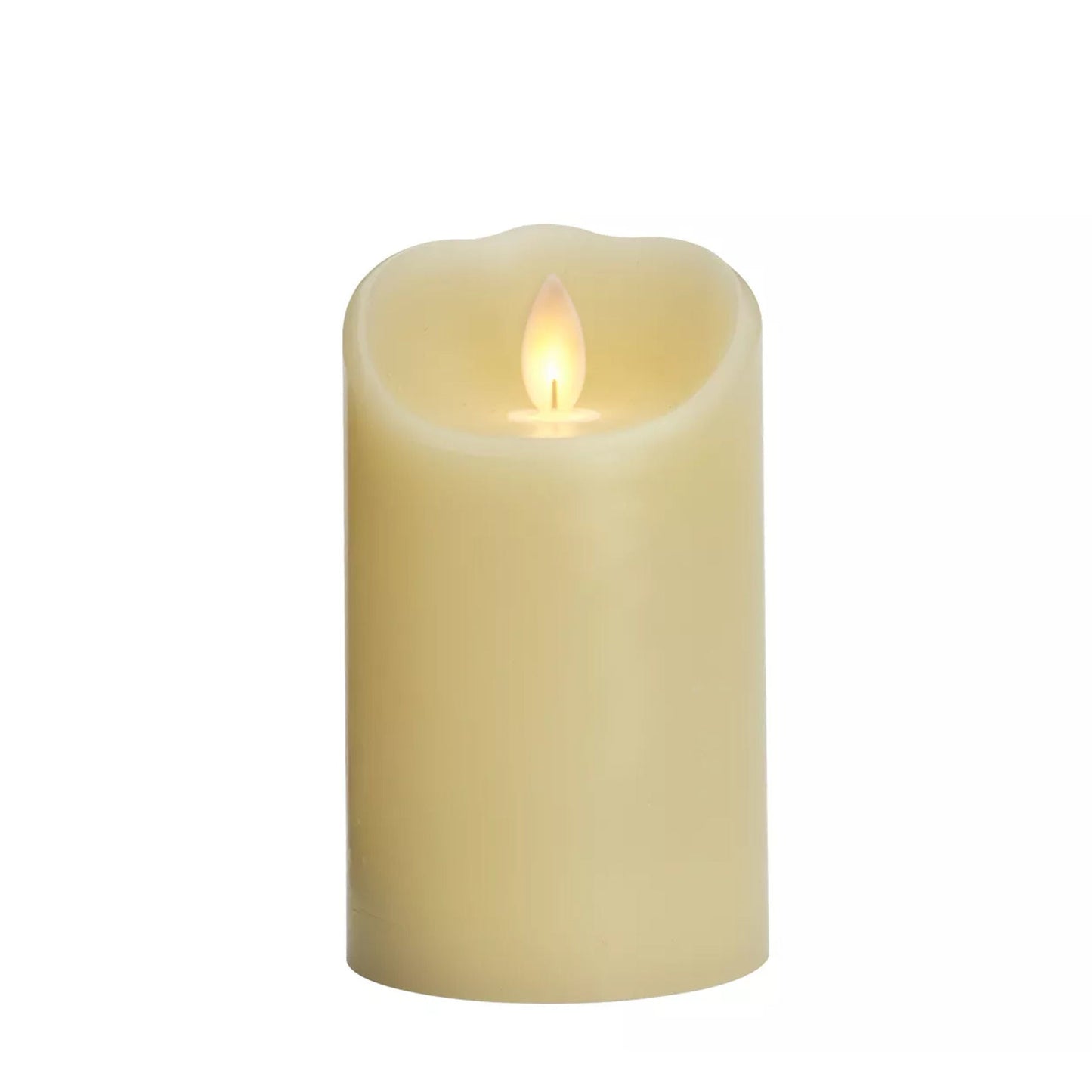 LED 5B -5"LED Battery Plastic Flickering Wick Candle