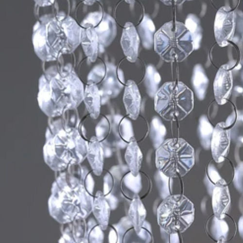 CH5262-M - 34" Tall Crystal Garland Chandelier Stand