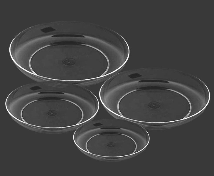 11" Clear Lomey Designer Dish Centerpiece Builder 1 Dozen