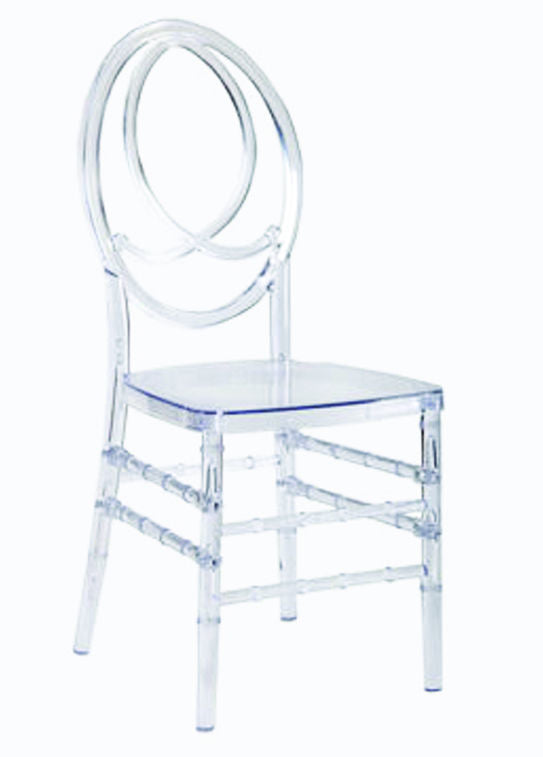 Infinity - Transparent Acrylic Clear Infinity Banqueting Phoenix Dining Chair
