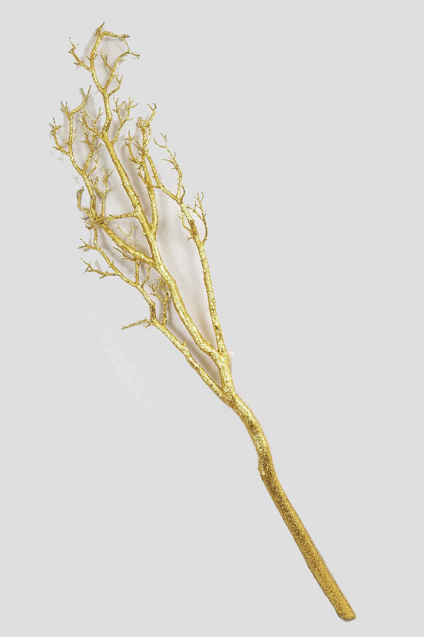 AD384 - Gold 60"Glitter Tree Branches