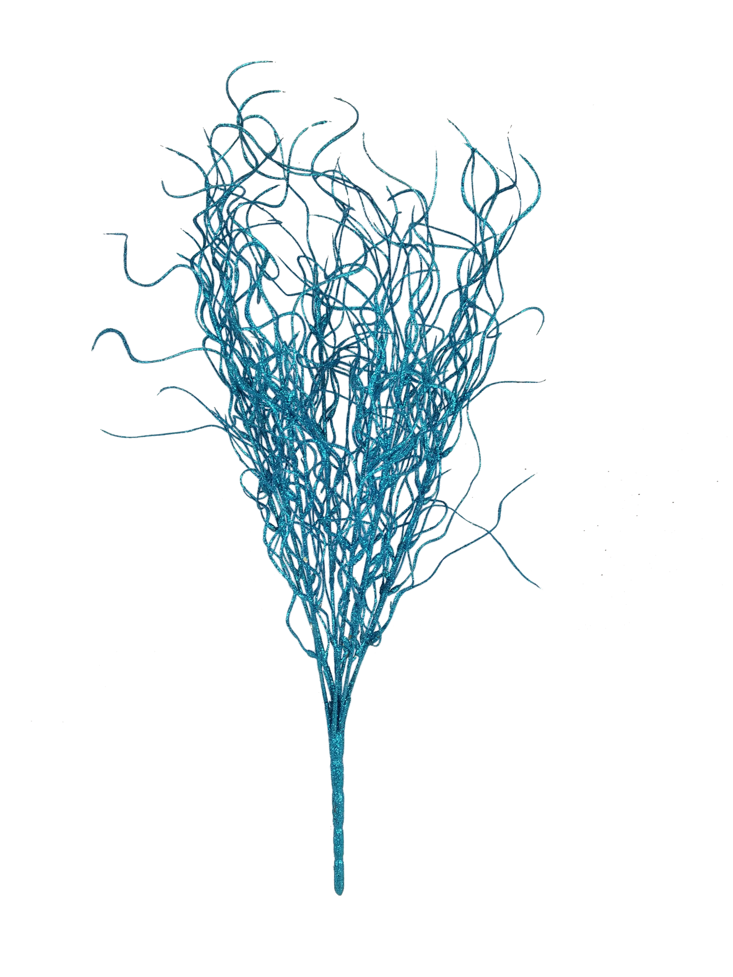 Blue - 16" Angel Hair Glitter Twig