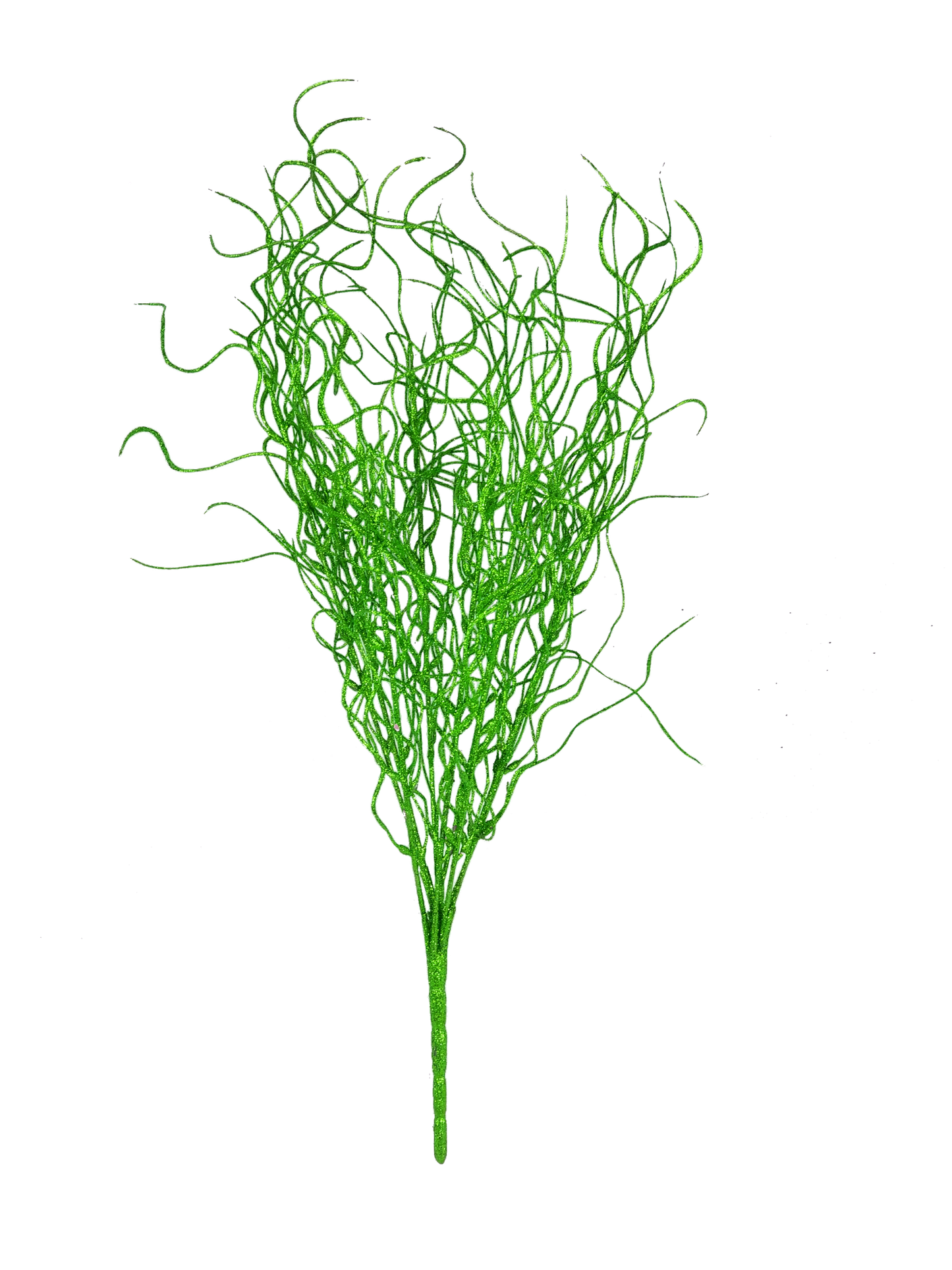Green - 16" Angel Hair Glitter Twig