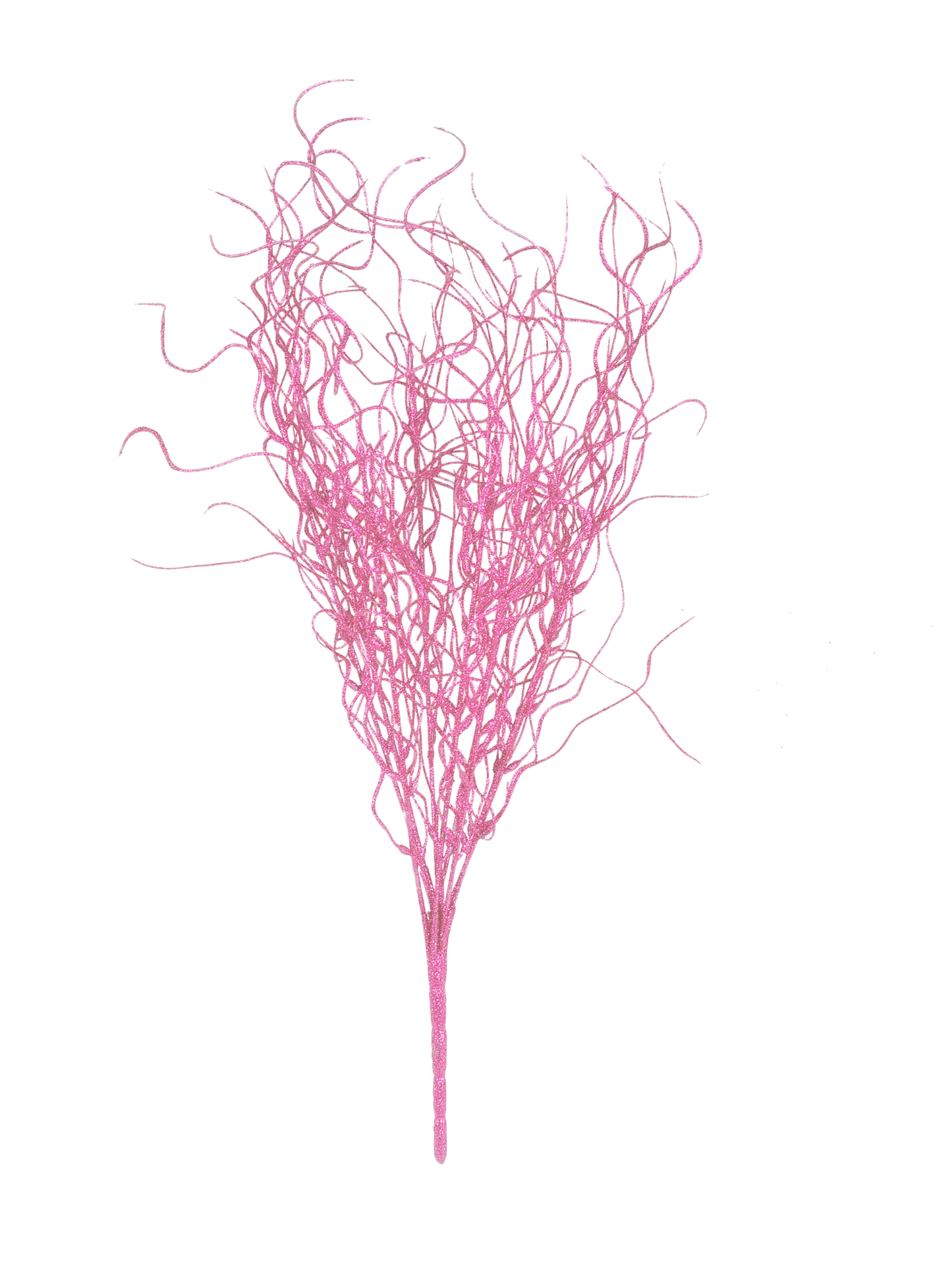 Light Pink - 16" Angel Hair Glitter Twig