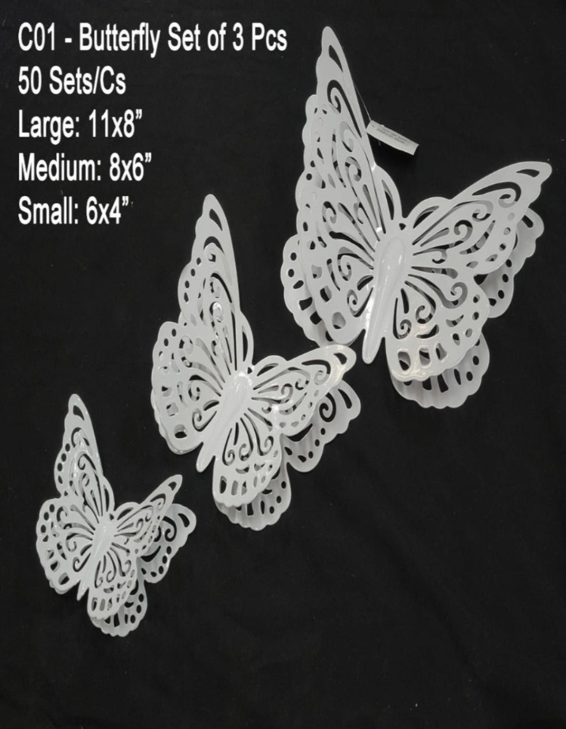 C01 Metal Butterfly Set