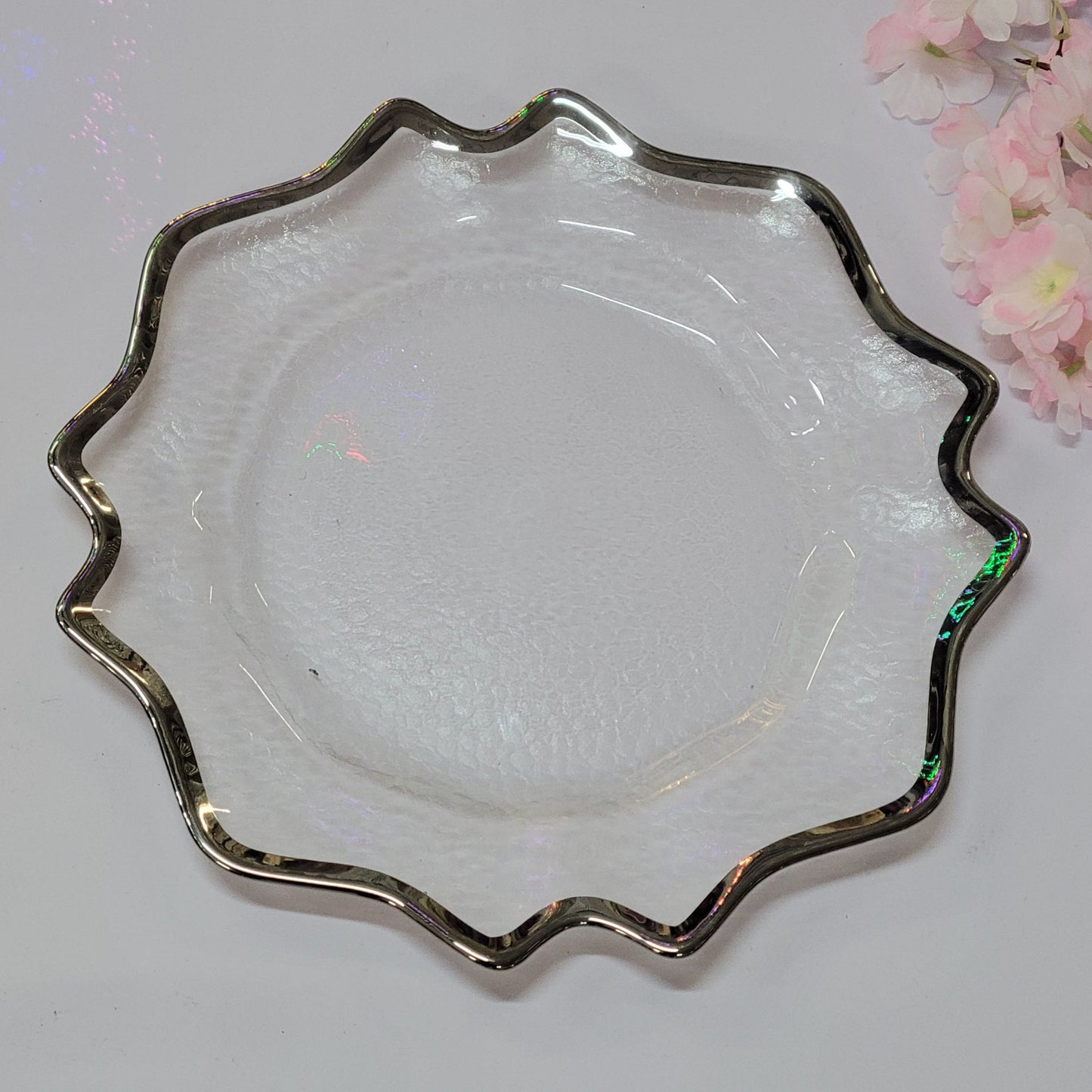 NEW** Glass Charger Plate