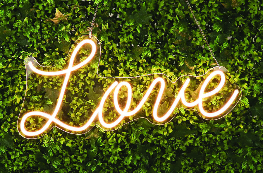 LED LOVE Neon Sign 27"
