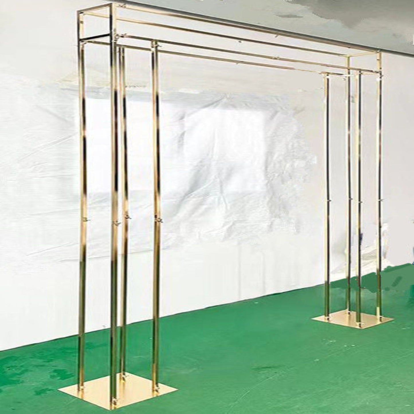 6997GD - Gold Metal Square Arch