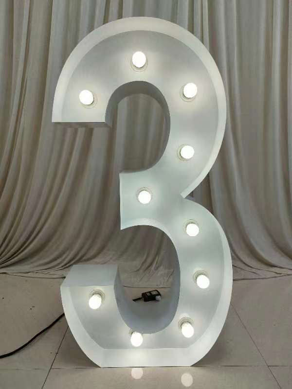 LED Lightbulb Marquee 4 Feet Tall