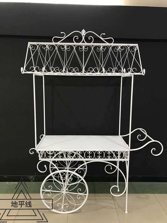 Metal Candy Cart Prop Decoration 6 Feet Tall