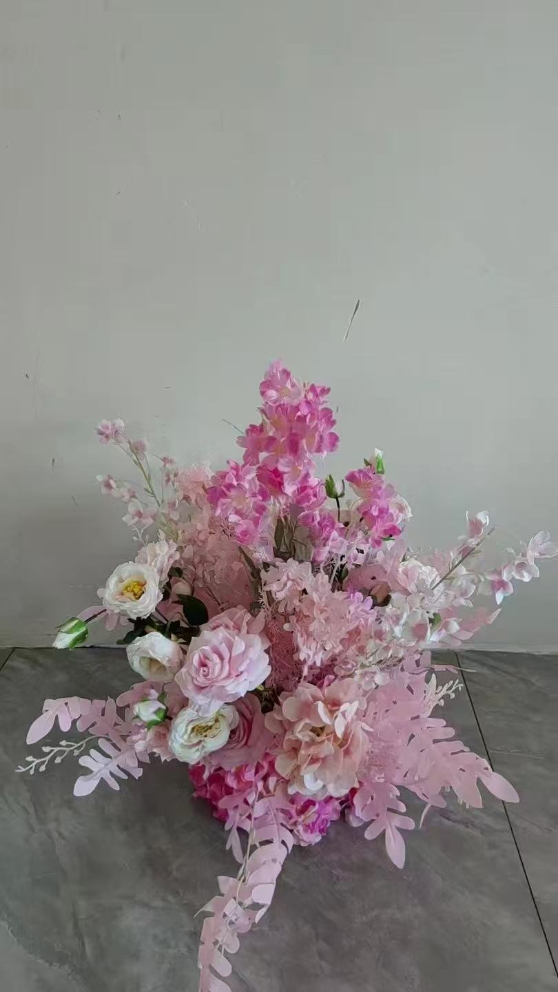 Artificial Flowers Arrangement: Pink