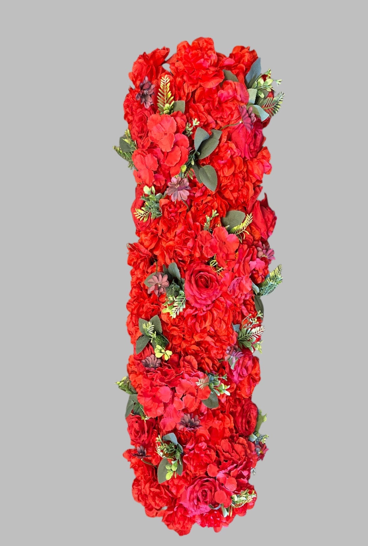 Red Floral Wall Decor