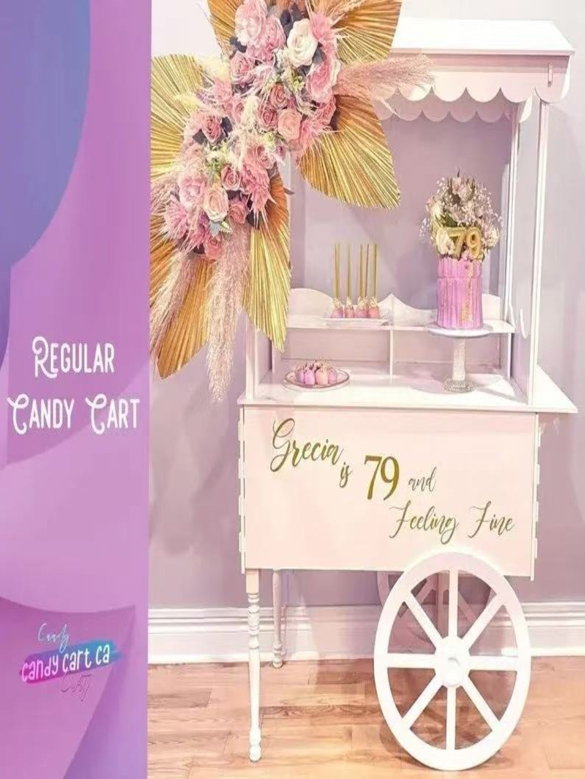 White Vintage Cart