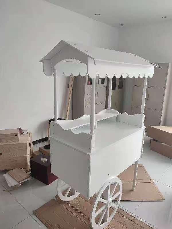 White Vintage Cart