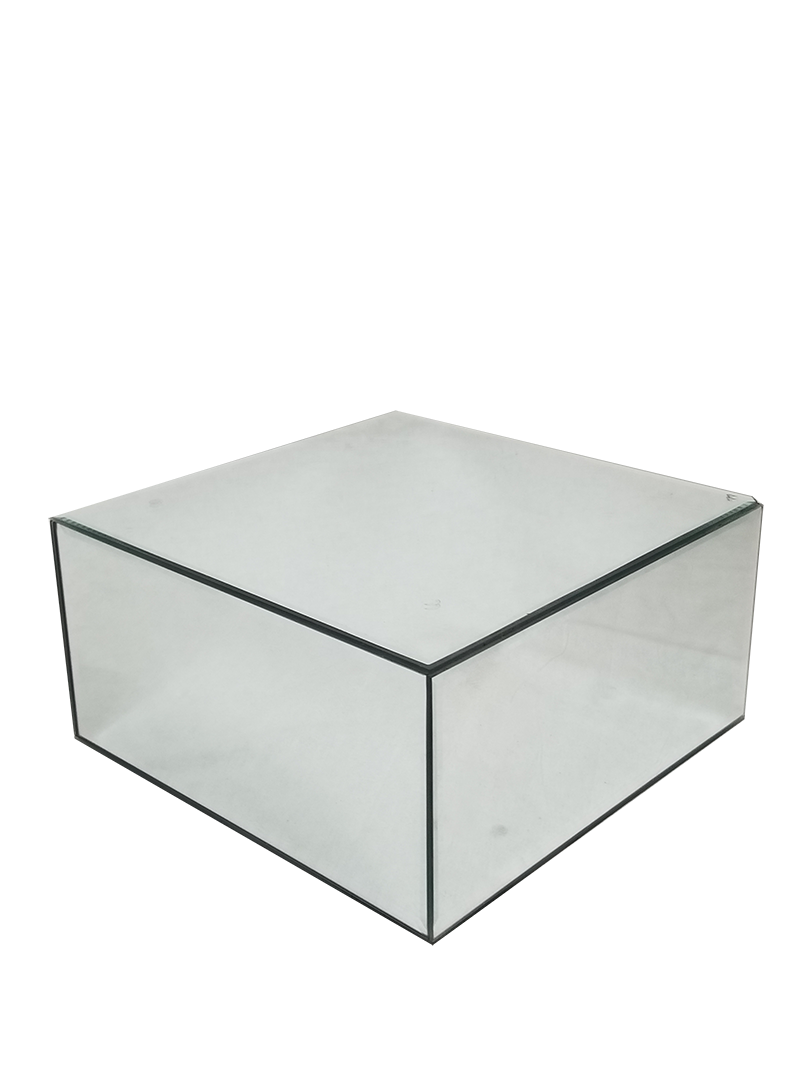 MRD-3453 - Mirror Box Cake Stand H 6" x W 12"