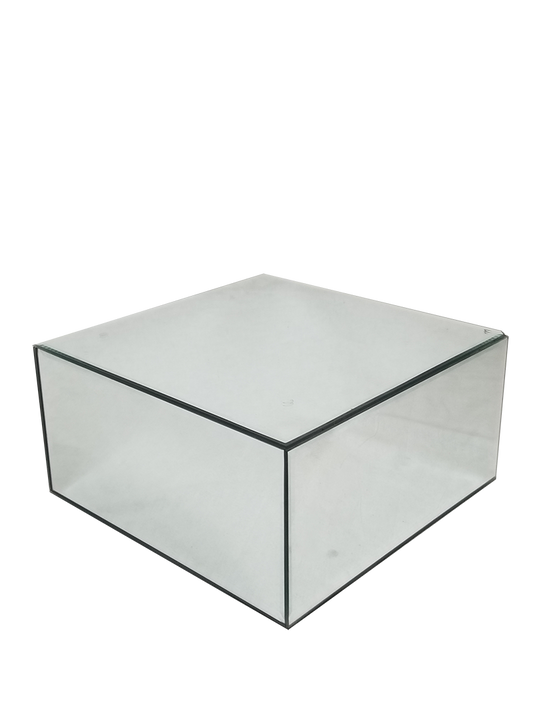 MRD-3453 - Mirror Box Cake Stand H 6" x W 12"