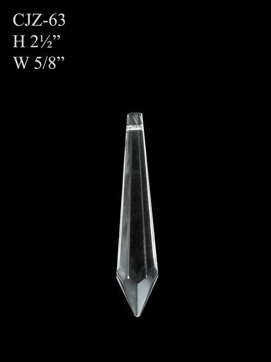 CJZ-63 -  Teardrop (M) Glass Pendant Suncatcher