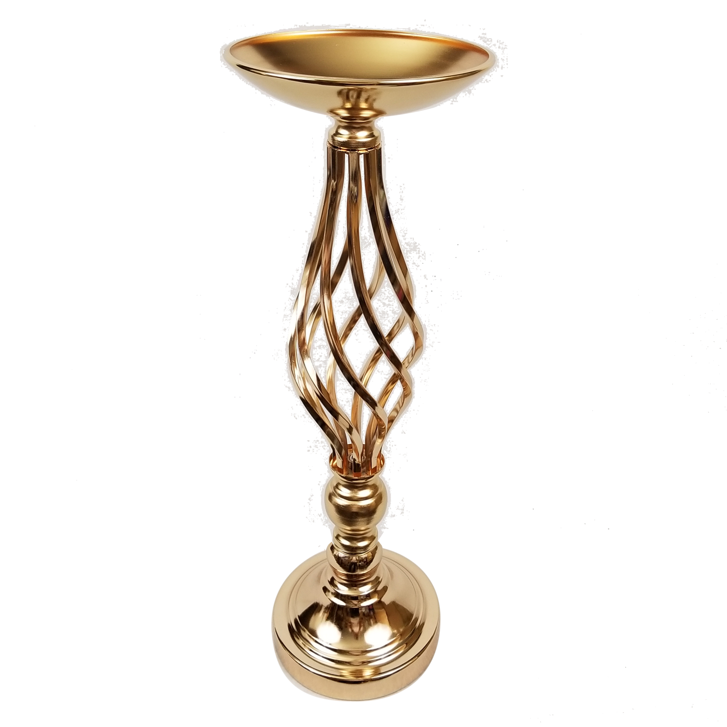 F338-1 Spiral Mermaid Metal Flower Stand  19"