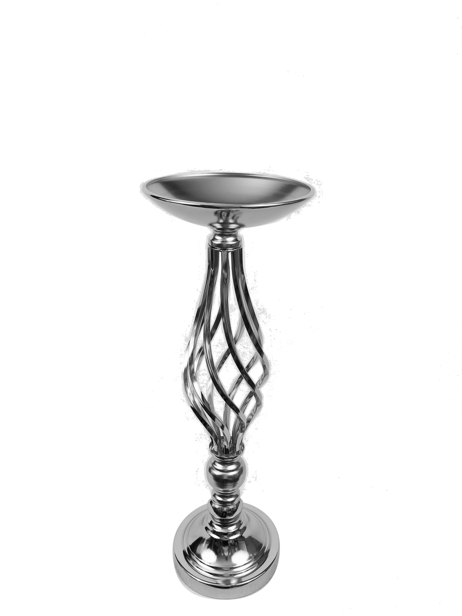 F338-1 Spiral Mermaid Metal Flower Stand  19"