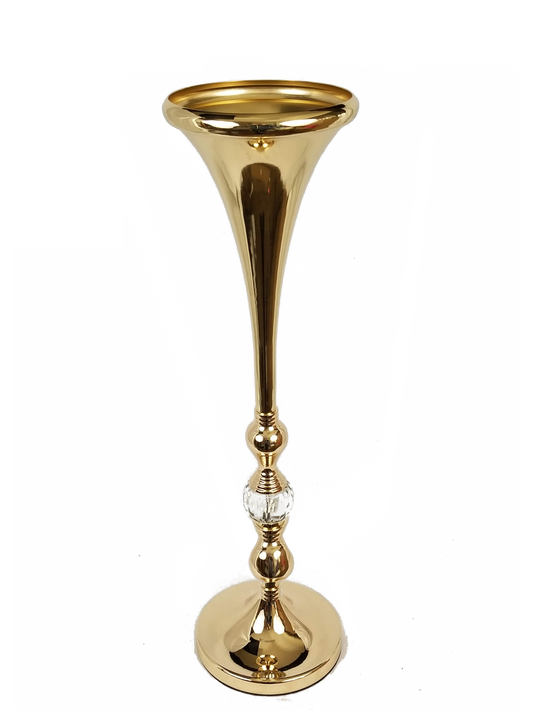 HX6288-1 - Metal  Flower Vase Stand with Crystal  29.5"