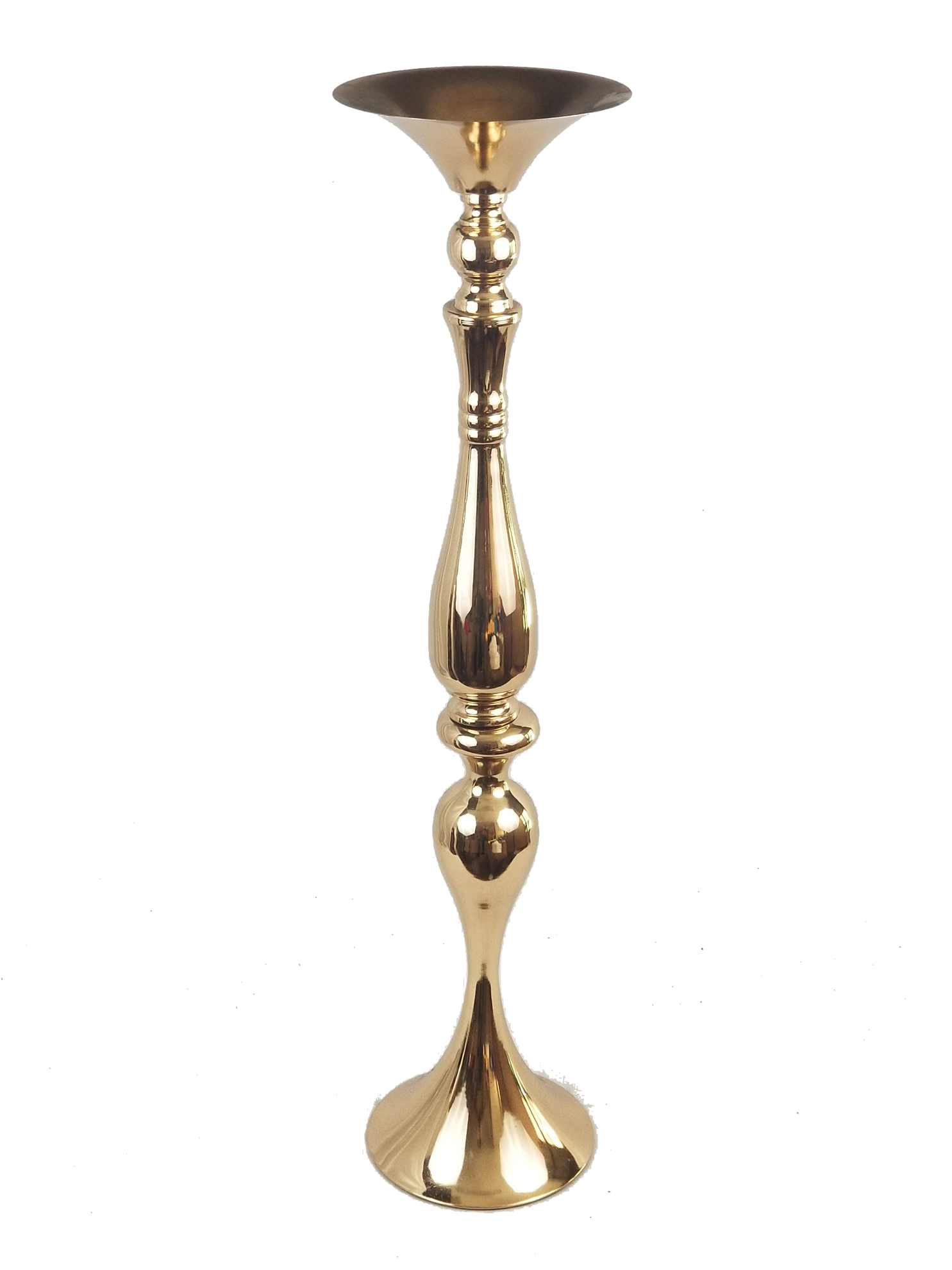 HT272 - Metal Gold Mermaid Flower Stand 31"