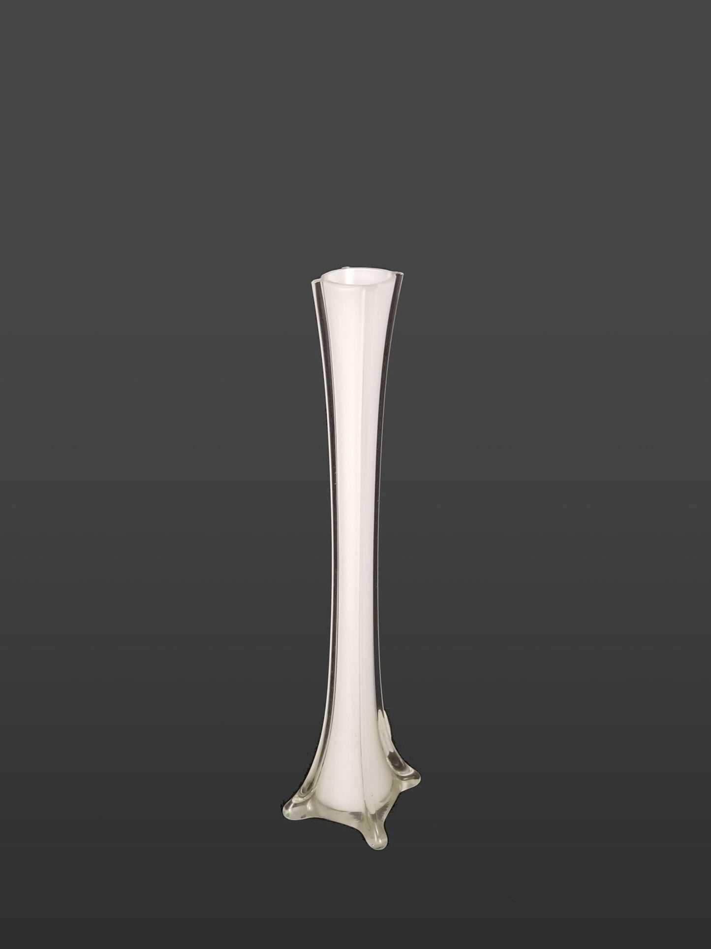 Clear Eiffel Tower Glass Flower Vase 16"