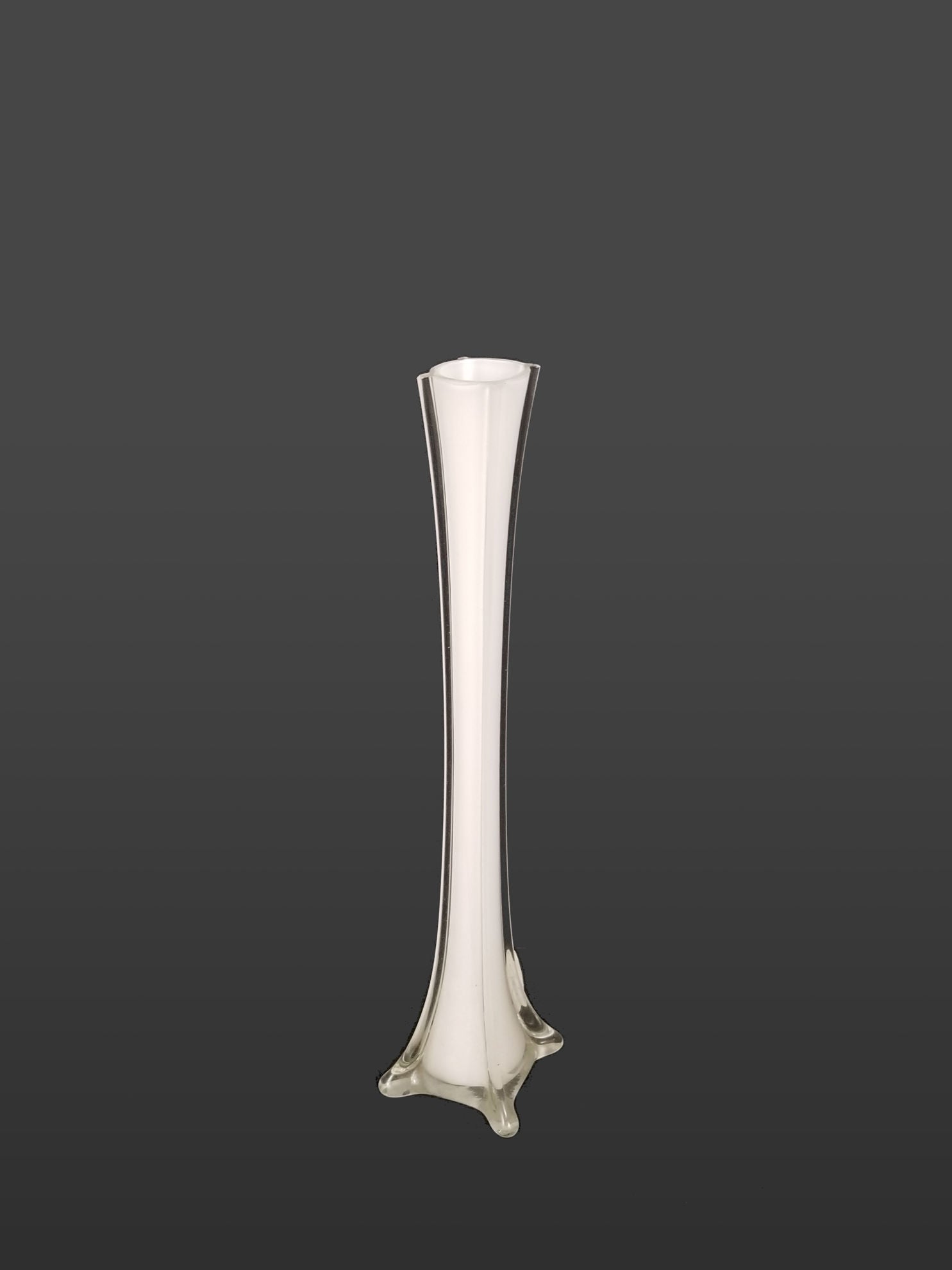 Clear Eiffel Tower Glass Flower Vase 16"