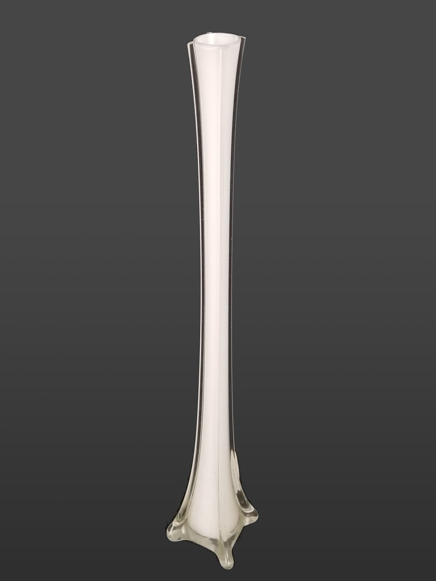 Clear Eiffel Tower Glass Flower Vase 24"