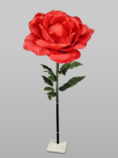 Oversize Rose Decoration 65" tall