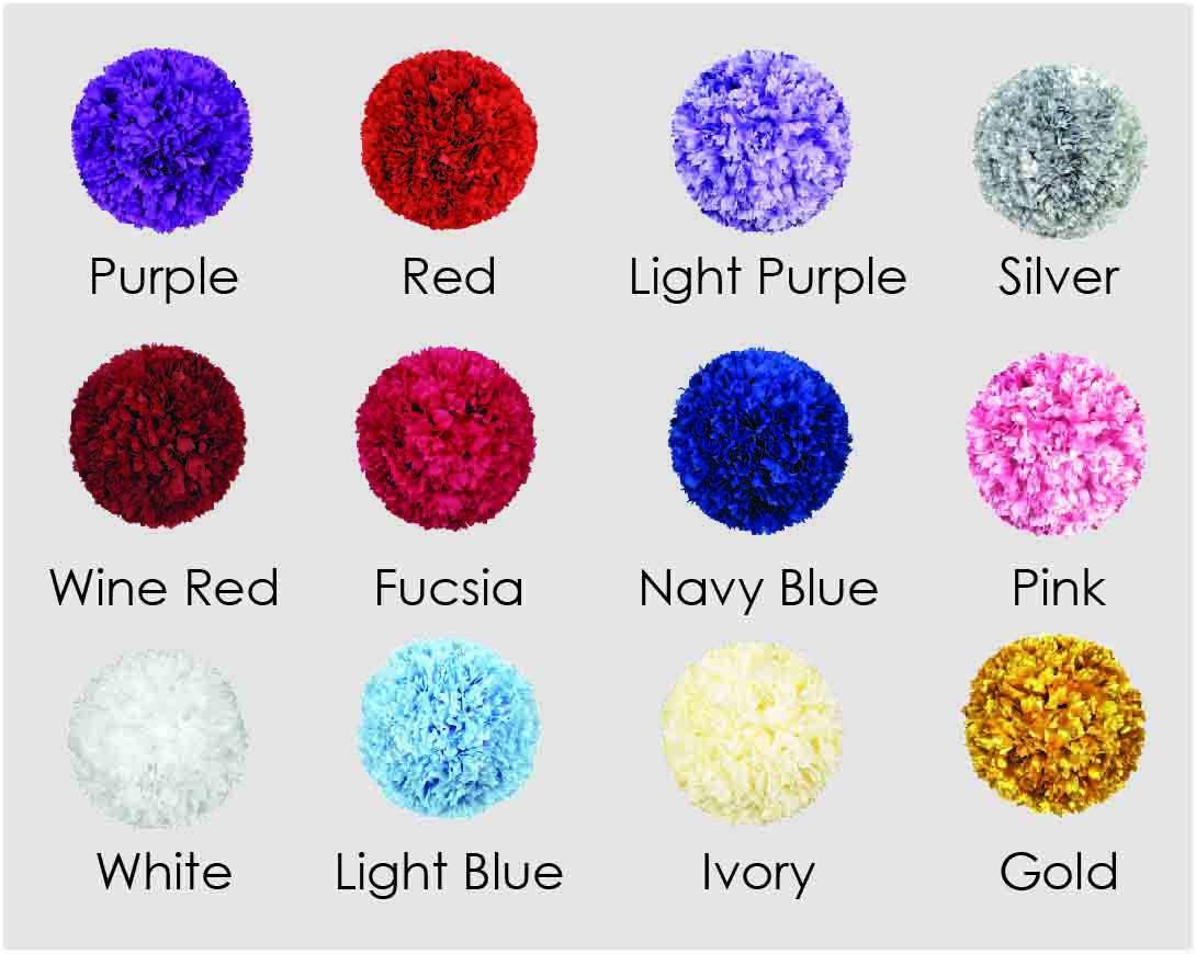 SF3700 - 10" Flower Ball - Pomander Kissing Ball