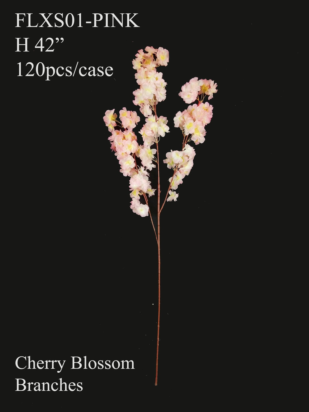 FLSX01 - Pink 42" Cherry Blossom Branch