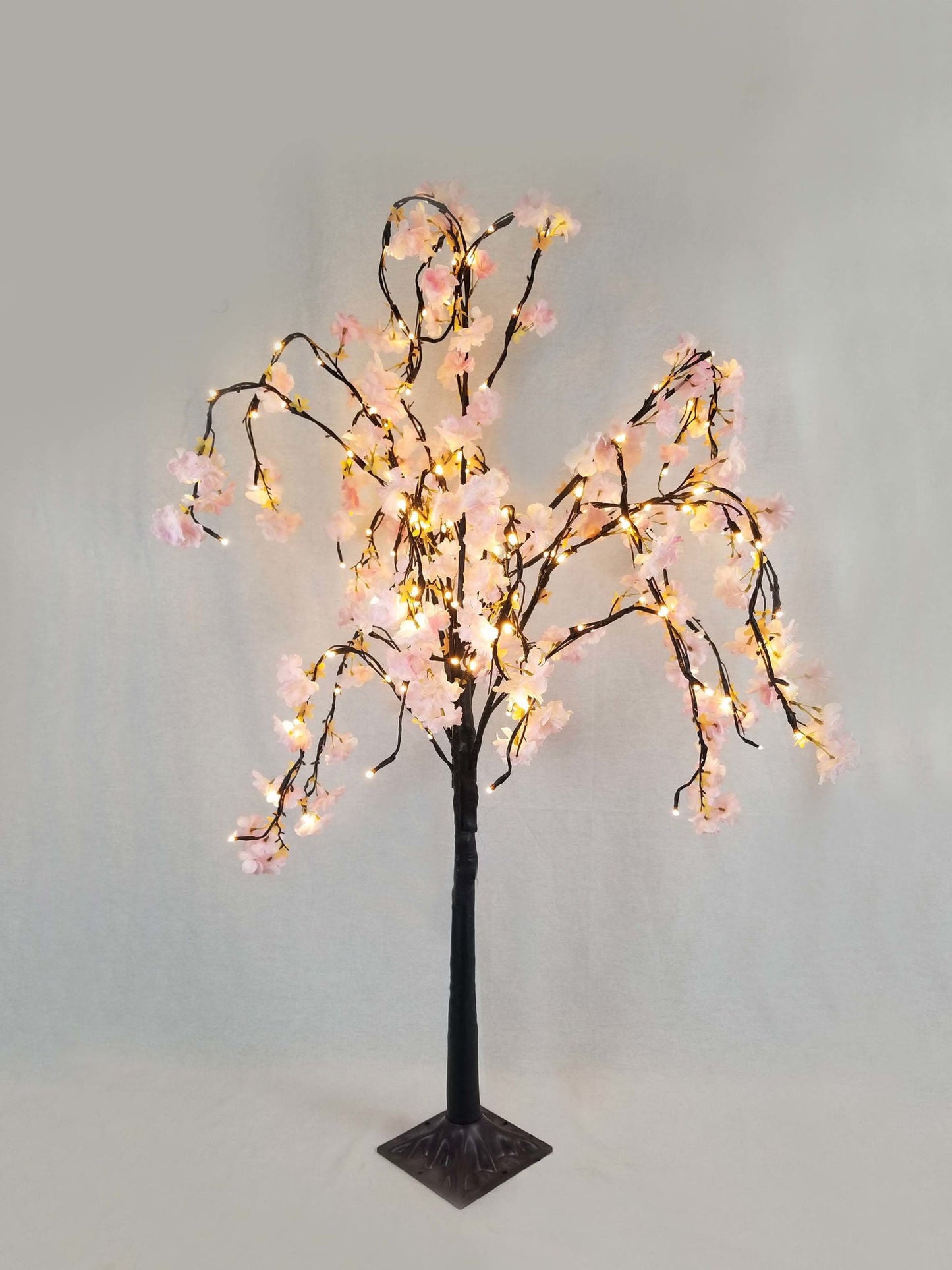 R-HK-8101 Pink -  LEDs Cherry Blossom Tree Light 46"