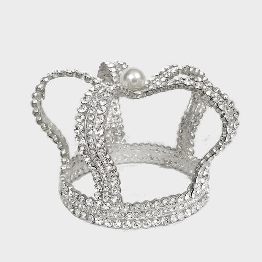 11019 - Vintage Royal Crown Cake Topper Decor