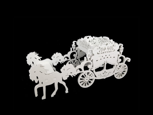 HC70 - Large Royal Carriage with Horses PVC Foamboard