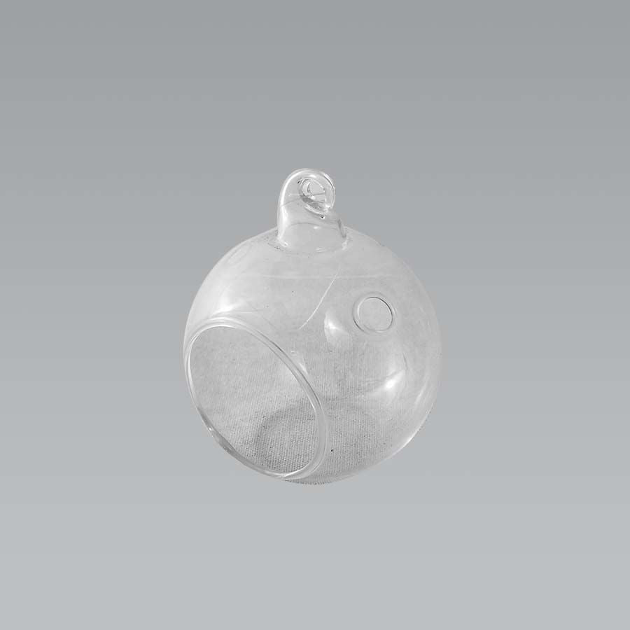 CH060 - 2" Glass Terrarium Globe Hanging Plant Holders
