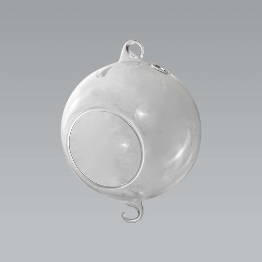 CH062J - 4" Glass Terrarium Globe Hanging Plant Holders