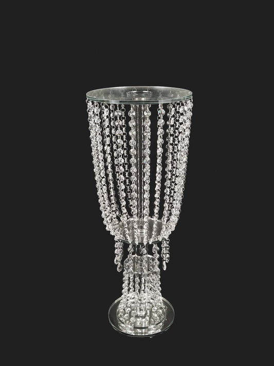 CH5206 - 26" Tall Crystal Garland Chandelier Stand